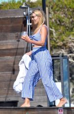 ALI LARTER at a Beach House in Malibu 08/12/2020