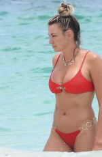 AMBER NICHOLE MILLER in Bikini at a Beach in Tulum 08/17/2020