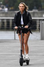 AMBER TURNER on the Set of The Only Way Is Essex in London 08/16/2020