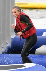 AMBER TURNER on the Set of TOWIE in Chelmsford 08/02/2020