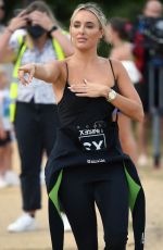 AMBER TURNER on the Set of TOWIE in Chelmsford 08/02/2020