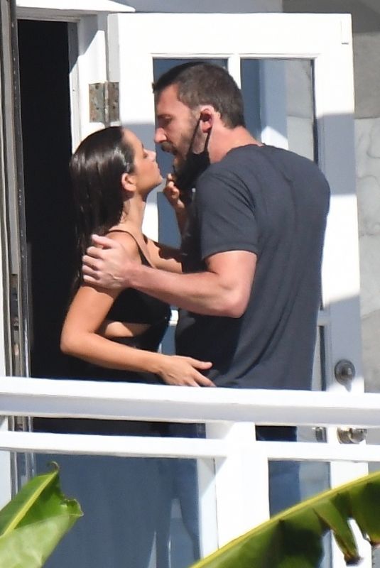 ANA DE ARMAS and Ben Affleck on the Set of Her New Movie in Malibu 08/10/2020