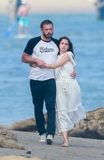 ANA DE ARMAS and Ben Affleck Out at a Beach in Malibu 08/03/2020