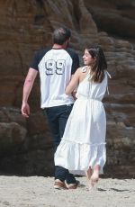 ANA DE ARMAS and Ben Affleck Out at a Beach in Malibu 08/03/2020