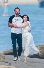 ANA DE ARMAS and Ben Affleck Out at a Beach in Malibu 08/03/2020