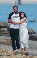 ANA DE ARMAS and Ben Affleck Out at a Beach in Malibu 08/03/2020