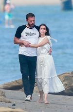 ANA DE ARMAS and Ben Affleck Out at a Beach in Malibu 08/03/2020