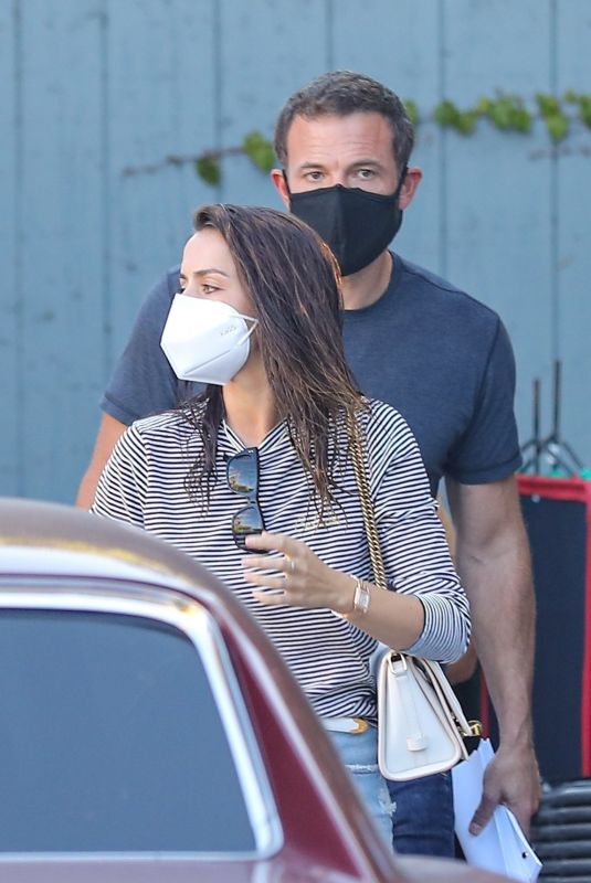 ANA DE ARMAS and Ben Affleck Out in Malibu 0/10/2020
