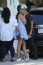 ANA DE ARMAS and Ben Affleck Out Riding Motorcyle in Los Angeles 08/16/2020