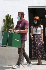 ANA DE ARMAS and Ben Affleck Out Shopping in Venice Beach 08/20/2020