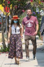 ANA DE ARMAS and Ben Affleck Out Shopping in Venice Beach 08/20/2020