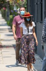 ANA DE ARMAS and Ben Affleck Out Shopping in Venice Beach 08/20/2020