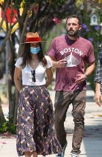 ANA DE ARMAS and Ben Affleck Out Shopping in Venice Beach 08/20/2020