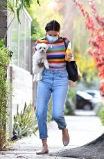 ANA DE ARMAS and Ben Affleck Out with Their Dog in Los Angeles 08/19/2020