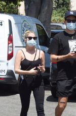ASHLEY BENSON and G-Eazy Out Shopping in Los Angeles 08/04/2020