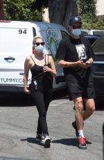 ASHLEY BENSON and G-Eazy Out Shopping in Los Angeles 08/04/2020