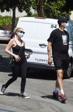 ASHLEY BENSON and G-Eazy Out Shopping in Los Angeles 08/04/2020