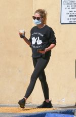 ASHLEY BENSON at a Starbucks in Hollywood 08/05/2020