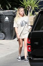 ASHLEY BENSON Leaves Her Home in Los Feliz 08/09/2020