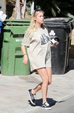 ASHLEY BENSON Leaves Her Home in Los Feliz 08/09/2020