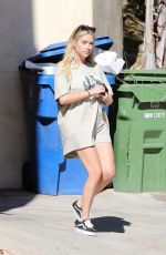 ASHLEY BENSON Leaves Her Home in Los Feliz 08/09/2020