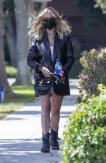 ASHLEY BENSON Out and About in Beverly Hills 08/27/2020