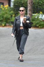 ASHLEY BENSON Out for Coffee in Studio City 08/06/2020