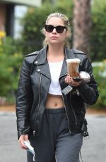 ASHLEY BENSON Out for Coffee in Studio City 08/06/2020
