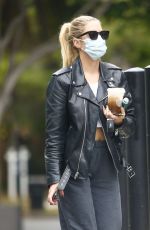 ASHLEY BENSON Out for Coffee in Studio City 08/06/2020