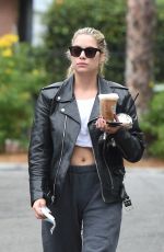 ASHLEY BENSON Out for Coffee in Studio City 08/06/2020