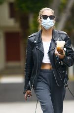 ASHLEY BENSON Out for Coffee in Studio City 08/06/2020