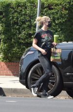 ASHLEY BENSON Out for Fresh Juice in Los Angeles 08/18/2020