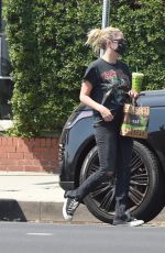 ASHLEY BENSON Out for Fresh Juice in Los Angeles 08/18/2020
