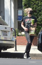 ASHLEY BENSON Out for Fresh Juice in Los Angeles 08/18/2020