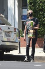 ASHLEY BENSON Out for Fresh Juice in Los Angeles 08/18/2020