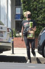 ASHLEY BENSON Out for Fresh Juice in Los Angeles 08/18/2020