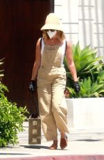 ASHLEY TISDALE Wearing a Mask Out in Los Angeles 07/31/2020