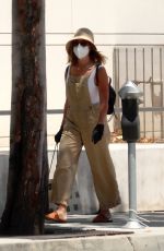 ASHLEY TISDALE Wearing a Mask Out in Los Angeles 07/31/2020