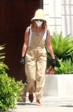 ASHLEY TISDALE Wearing a Mask Out in Los Angeles 07/31/2020
