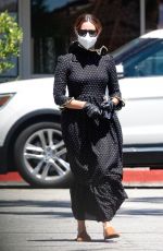 ASHLEY TISDALE Wearing Mask, Gloves and Eyewear Out in Los Angeles 08/11/2020