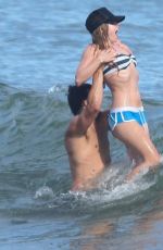 AVRIL LAVIGNE at a Beach in Malibu 08/01/2010