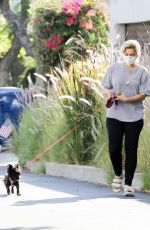 BEBE REXHA Out with Her Dog in Hollywood 08/06/2020