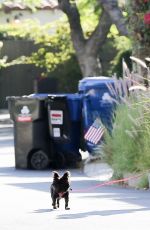 BEBE REXHA Out with Her Dog in Hollywood 08/06/2020
