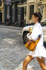 BELLA HADID Arrives at Her Apartment in New York 08/28/2020