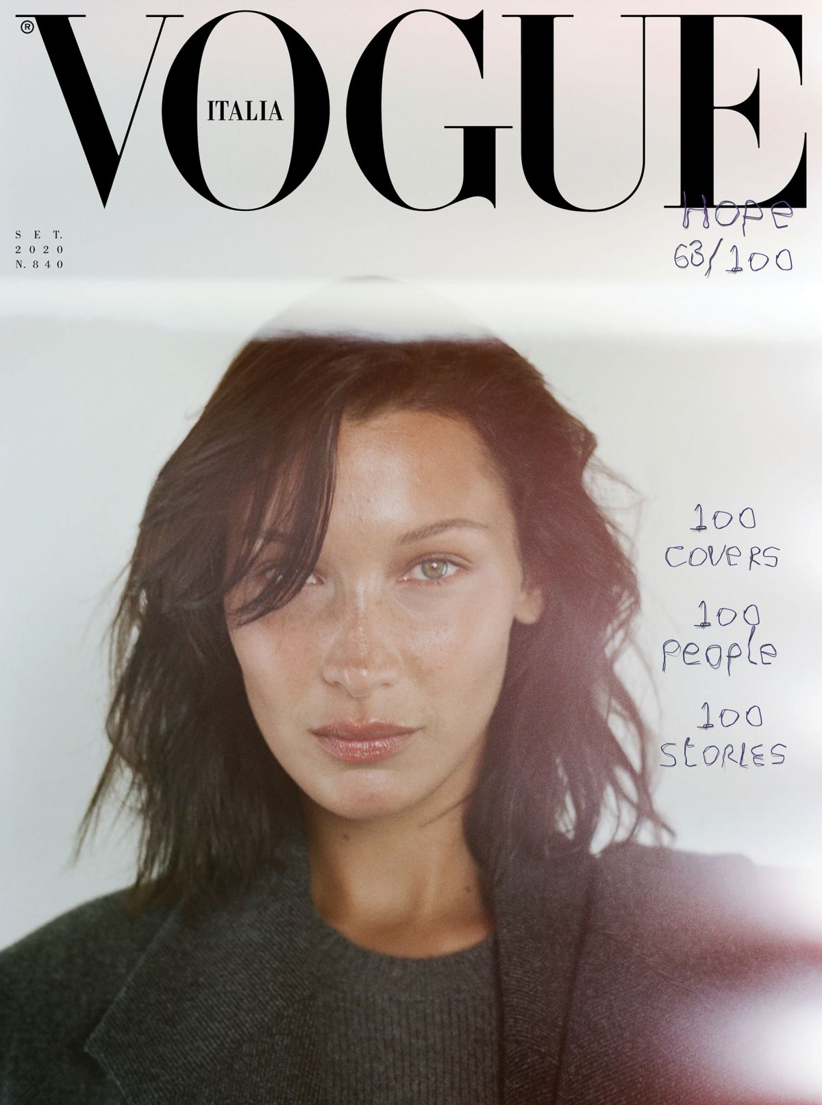 BELLA HADID in Vogue Magazine, Italy September 2020 – HawtCelebs