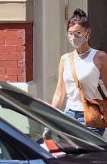 BELLA HADID Leaves Her Apartment in New York 08/27/2020