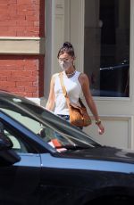 BELLA HADID Leaves Her Apartment in New York 08/27/2020