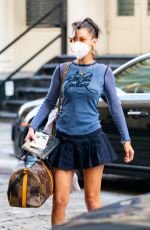 BELLA HADID Out and About in Bew York 07/30/2020