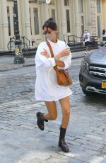 BELLA HADID Out and About in New York 08/28/2020