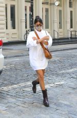 BELLA HADID Out and About in New York 08/28/2020